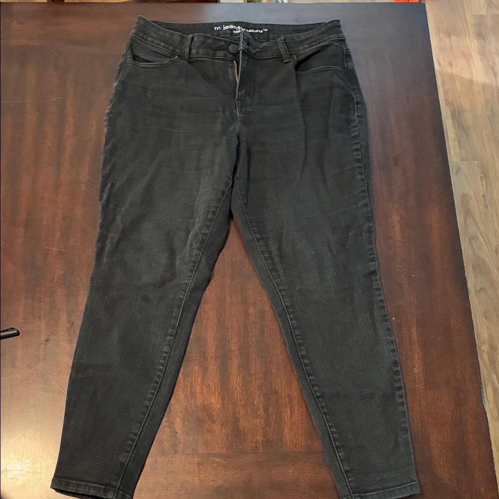 Maurices Dark Gray Skinny Jeans